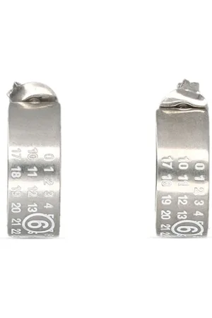 Maison Margiela Numeric Signature hoop earrings