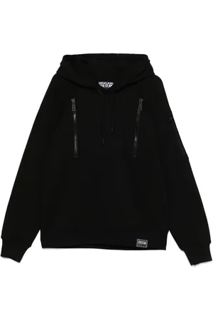 VERSACE Logo-patch hoodie