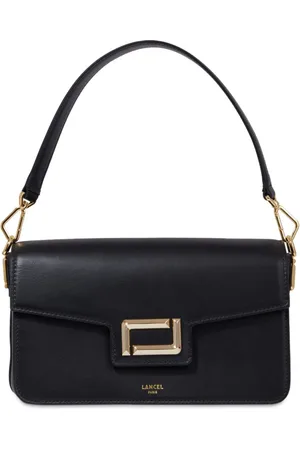 LANCEL Leather medium flap bag