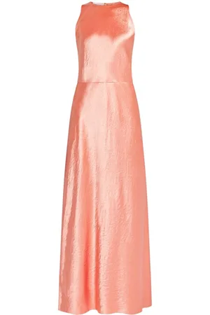 Vince Satin-weave maxi dress