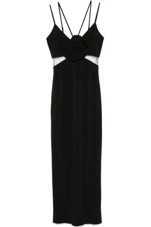 NISSA Floral-appliqu?? gown