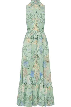 Camilla Dreaming in Dutch-print silk dress