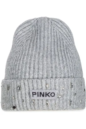 Pinko Crystal-embellished beanie hat