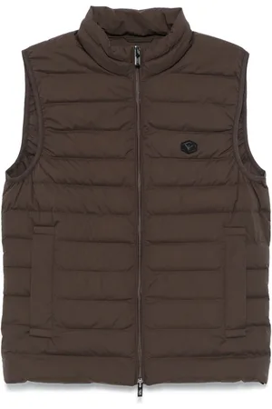 Emporio Armani Zip-up sleeveless down gilet