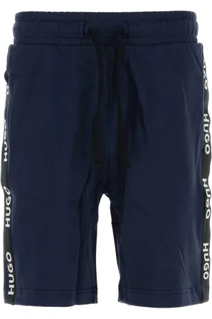 HUGO BOSS Sporty logo-tape cotton shorts