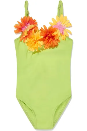 Selini Action Floral-appliqu?? swimsuit