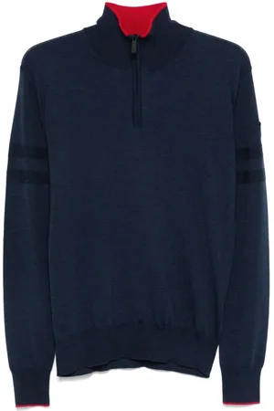 Rossignol Stripe-detail half-zip sweater
