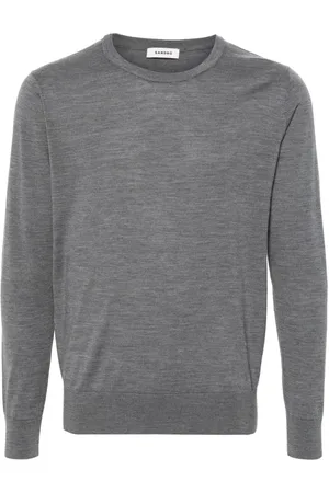 Sandro M??lange-effect fine-knit jumper