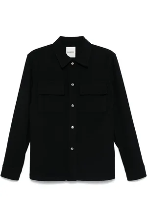 Sandro Felted-finish shirt jacket