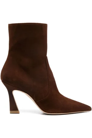 Stuart Weitzman 90mm suede ankle boots