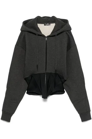MUGLER Corseted hoodie
