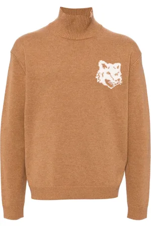Maison Kitsuné Fox head intarsia comfort jumper