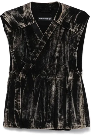 Y / PROJECT Whiskering effect vest