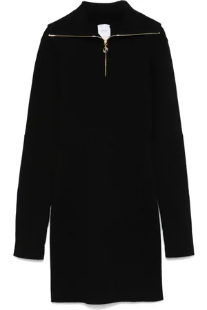Patou Ribbed-knit mini dress