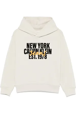 Calvin Klein Flocked-logo hoodie