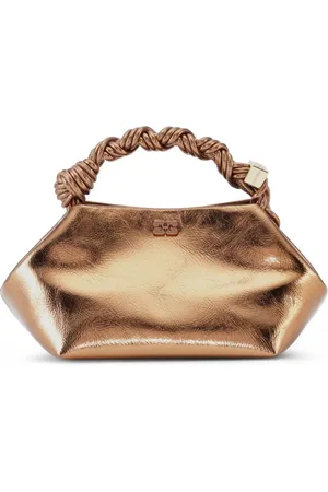 Ganni Small Bou metallic bag