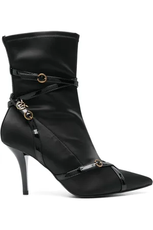 Pinko 90mm satin ankle boots