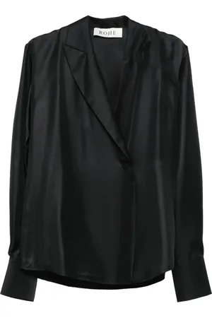 Rohe Asymmetric-lapels blouse