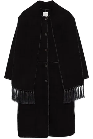 Totême Embroidered scarf coat