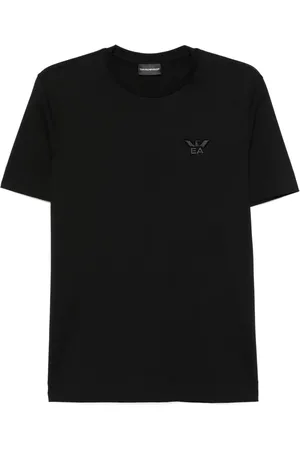 Emporio Armani Logo-embroidered T-shirt