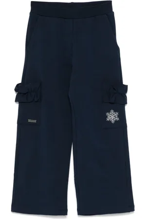 MONNALISA Crystal-embellished trousers