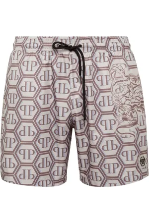 Philipp Plein Dragon Monogram swim shorts