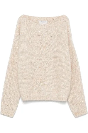 Ermanno Firenze Sequin-embellished sweater