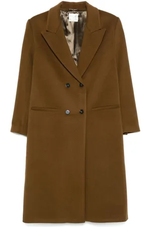 FORTE FORTE Peak-lapels coat