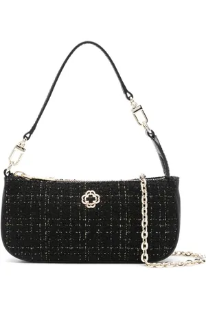 Maje Small tweed clutch bag