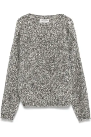 Ermanno Firenze Sequin-embellished sweater