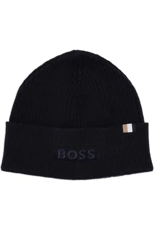 HUGO BOSS Logo beanie hat