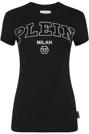 Philipp Plein Rhinestone-embellished logo t-shirt