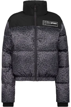 Philipp Plein Leopard-print puffer jacket