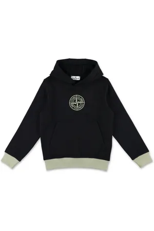 Stone Island Compass Badge cotton hoodie