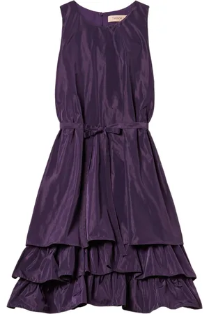 Twin-Set Ruffled-hem dress