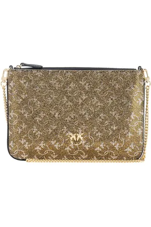 Pinko Classic-monogram clutch bag