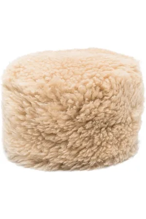 Totême Shearling pillbox hat