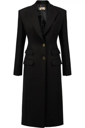 Elisabetta Franchi Logo-engraved coat