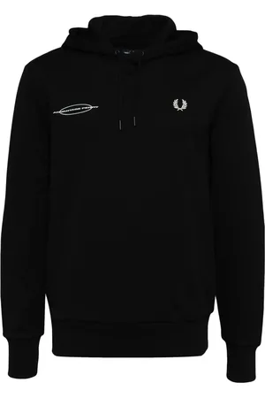 Fred Perry Logo-embroidered cotton hoodie