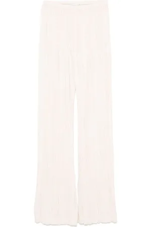 FORTE FORTE Pleated crepe trousers