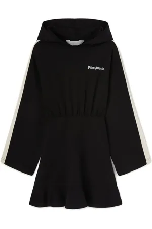 Palm Angels Logo-print hoodie dress