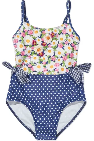 Selini Action Mix-print swimsuit