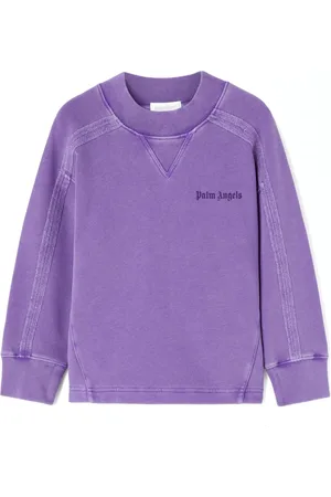 Palm Angels Logo-print cotton sweatshirt