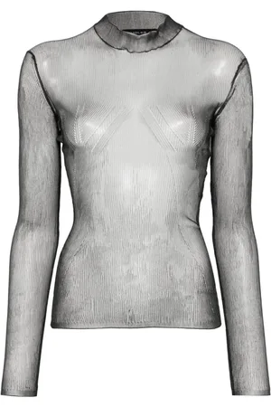 MUGLER Sheer sweater