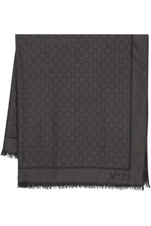 V°73 Logo-pattern scarf