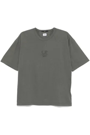 C.P. Company Logo-embroidered T-shirt