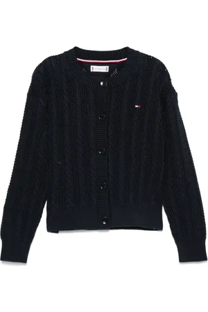 Tommy Hilfiger Logo-embroidered cardigan