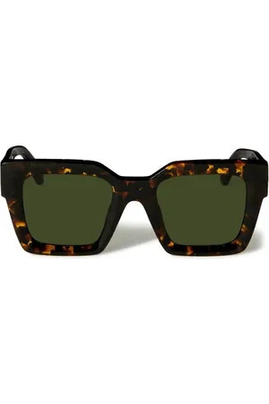 OFF-WHITE Jackson tortoiseshell-effect sunglasses