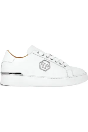Philipp Plein Lo-Top Leather Sneakers