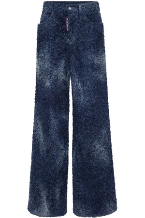 Dsquared2 Wide-leg boucl?? trousers